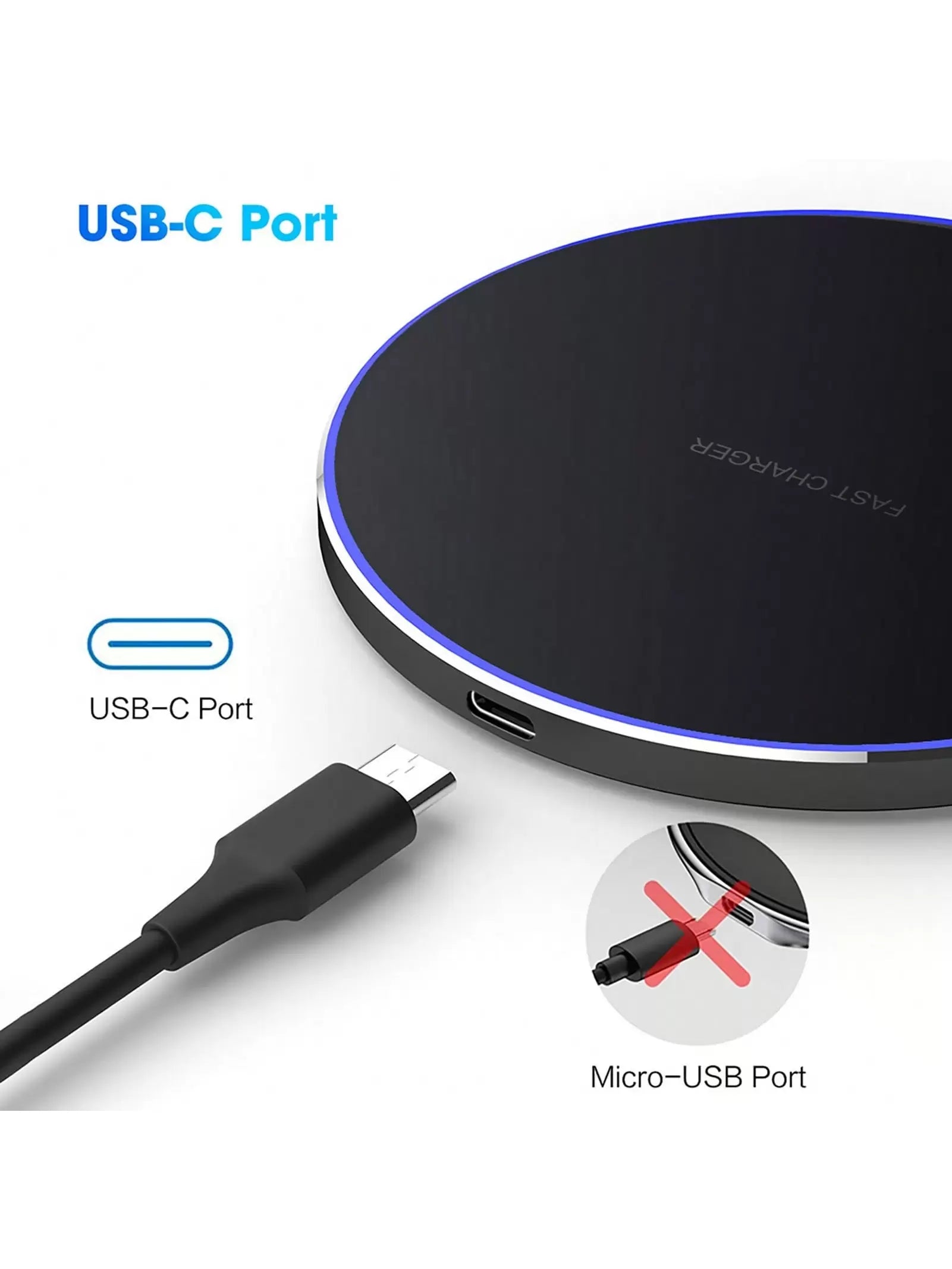 Fast Wireless Charger,20W Max Wireless Charging Pad Compatible with Iphone 16/16 Pro/15/14/13/12/Se/11/Xs Max/Xr; Phone Wireless Charge Mat Compatible with Galaxy S25/S24/S23/S22/Note Series