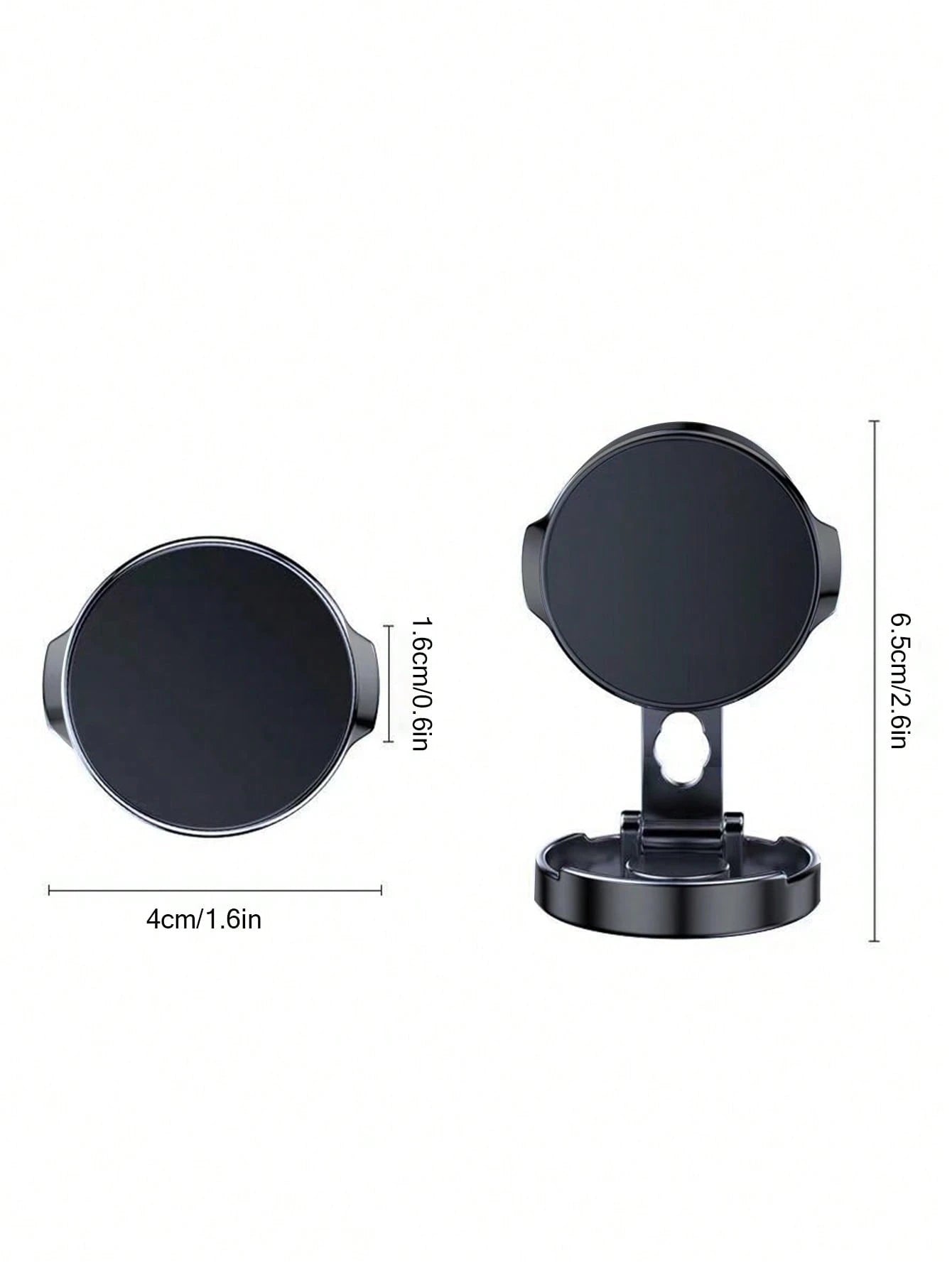 1Pc Car Phone Holder for Navigation with 360-Degree Rotatable Magnetic Suction and Foldable Design Compatible with Iphone, Android Phone, Gift for Birthday, Family, Friends Car Accessories
