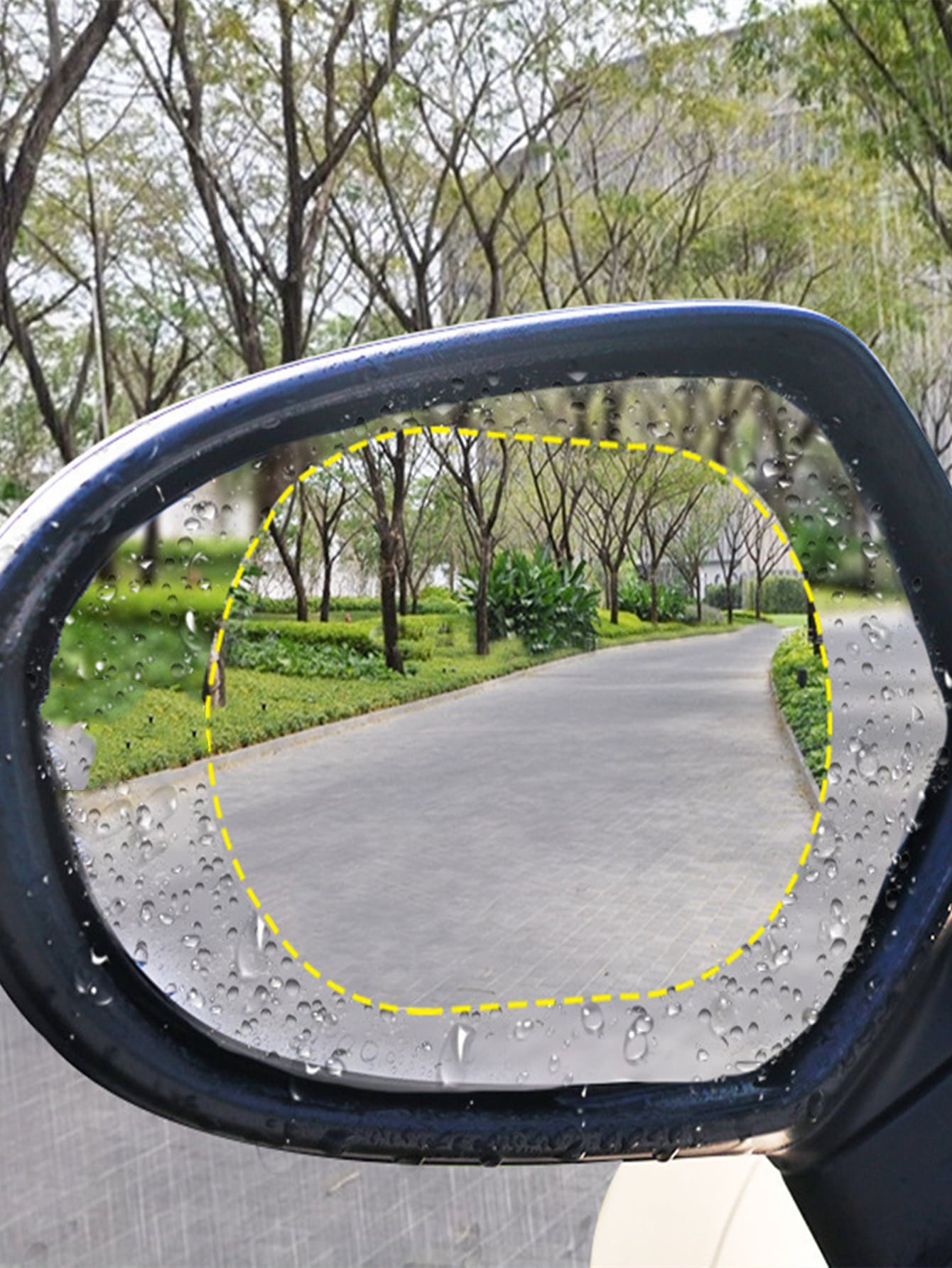 2Pcs Car Rearview Mirror Rainproof Film