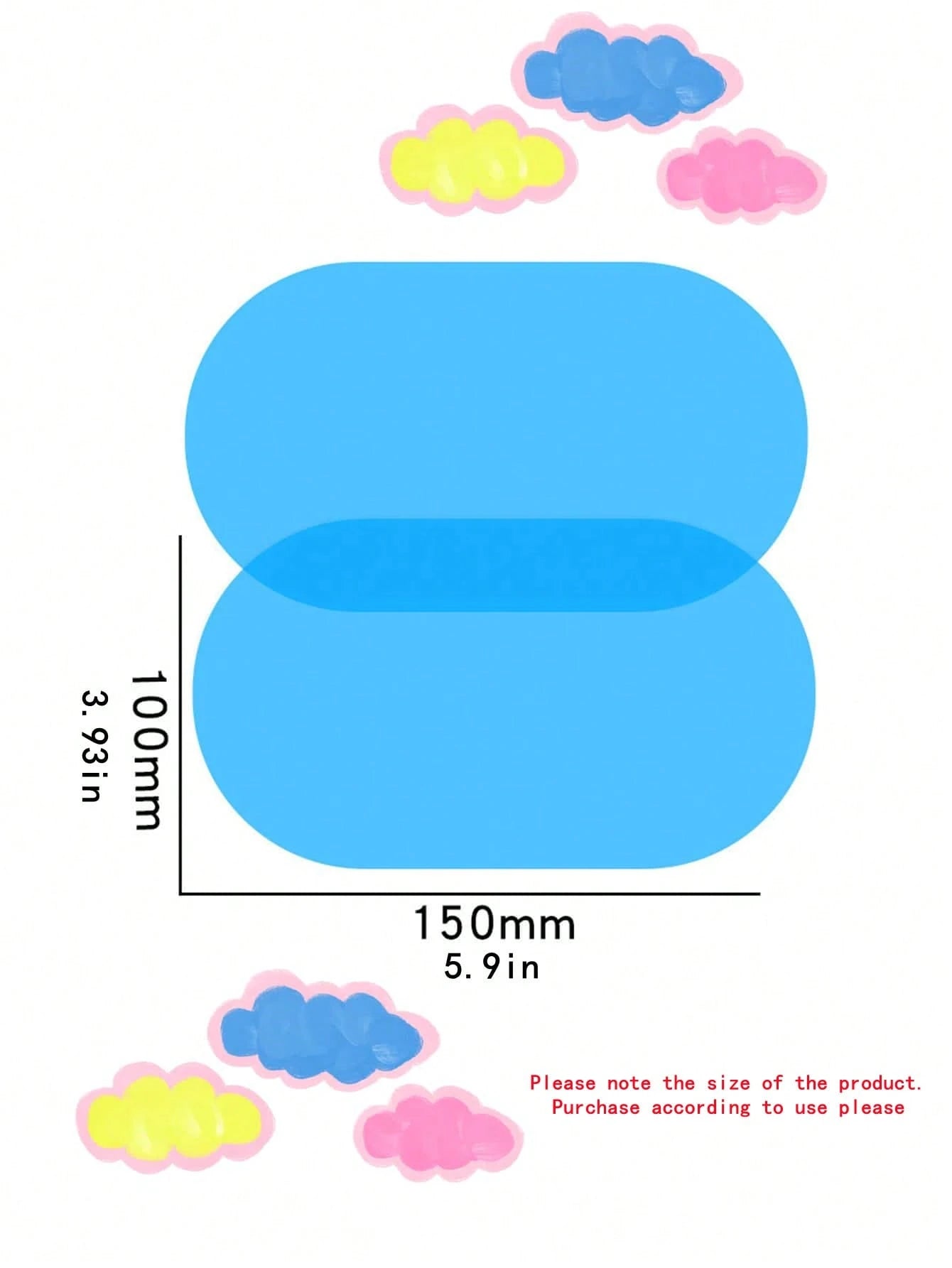 2Pcs Car Rearview Mirror Rainproof Film